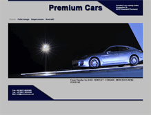 Tablet Screenshot of premiumcars.net