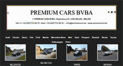 Desktop Screenshot of premiumcars.be